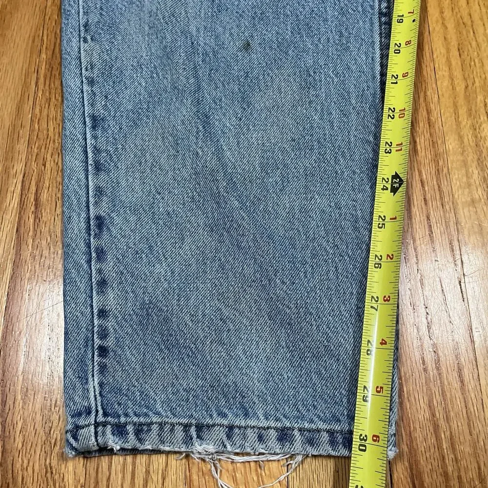 VTG 90s Levi's 550 Orange Tab Jeans Mens 37x30 Relaxed Fit Tapered Wear Distress